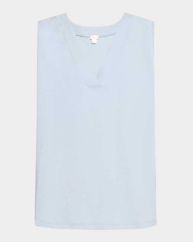 Pure Comfort Lace-Inset Tank Top